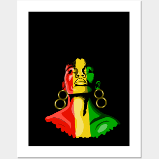 Afro Woman Afrocentric Posters and Art